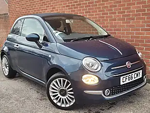 Used 2017 Fiat 500C Lounge Blue - Interior and Exterior details 9