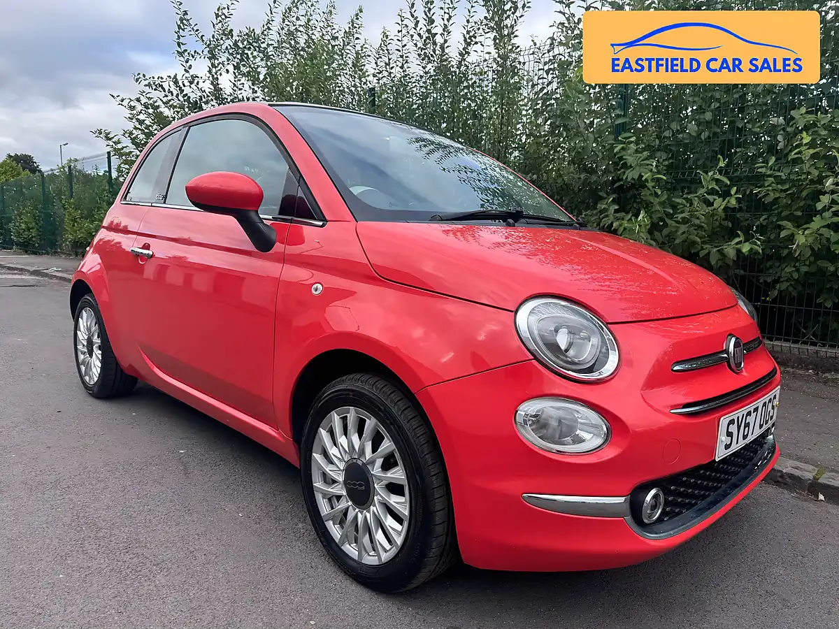 Used 2017 Fiat 500c Lounge Pink - Front View