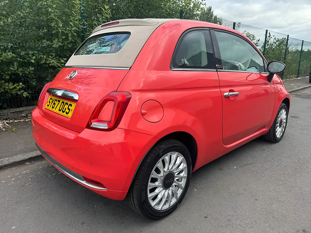 Used 2017 Fiat 500c Lounge Pink - Interior and Exterior details 3