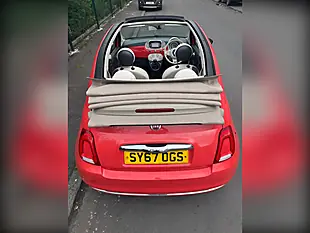 Used 2017 Fiat 500c Lounge Pink - Interior and Exterior details 7