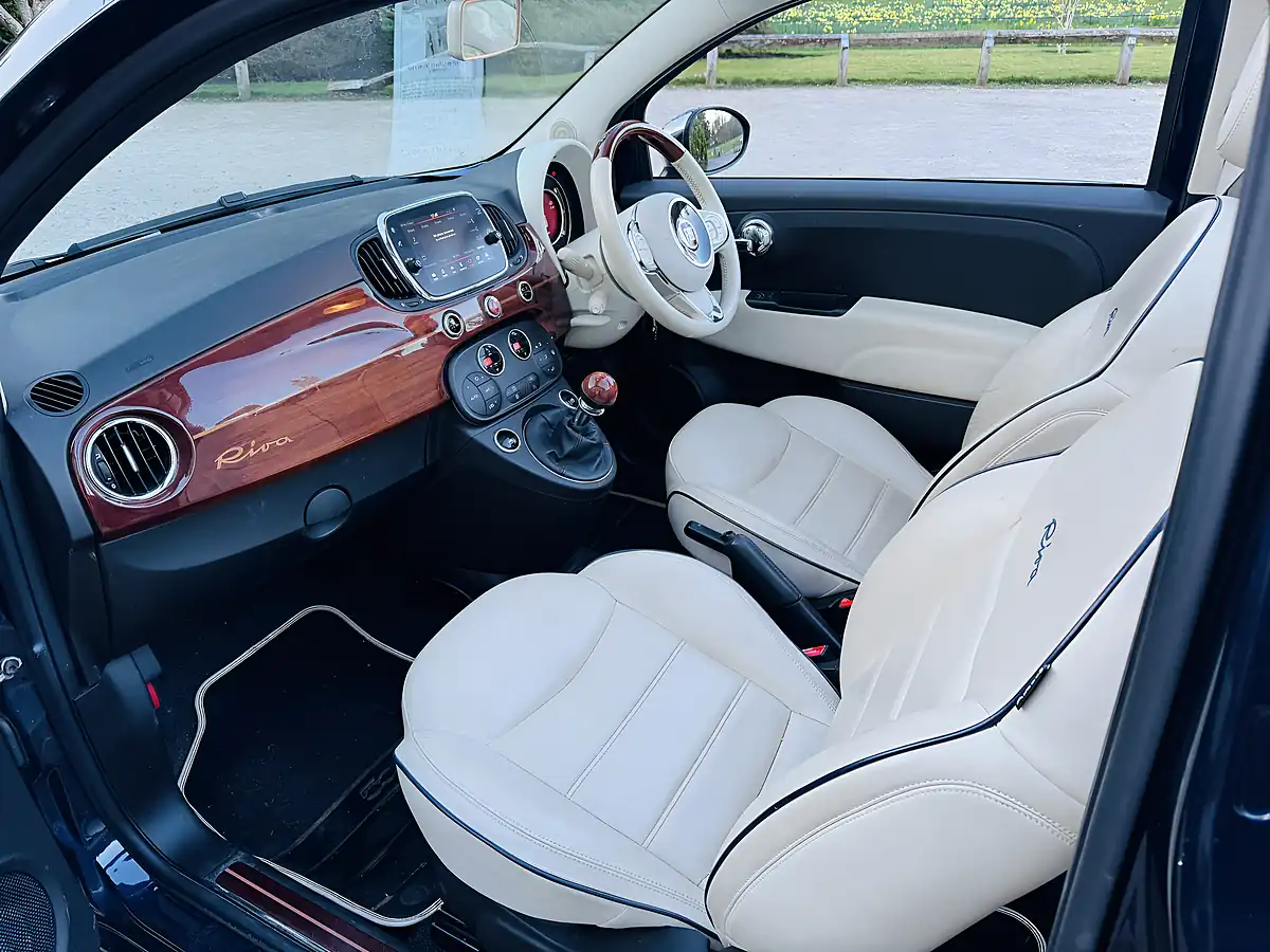 Used 2017 Fiat 500C Riva Blue - Interior and Exterior details 11