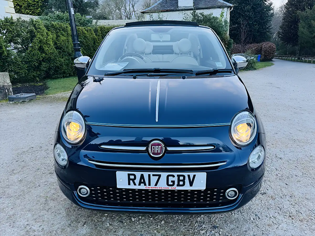 Used 2017 Fiat 500C Riva Blue - Interior and Exterior details 13