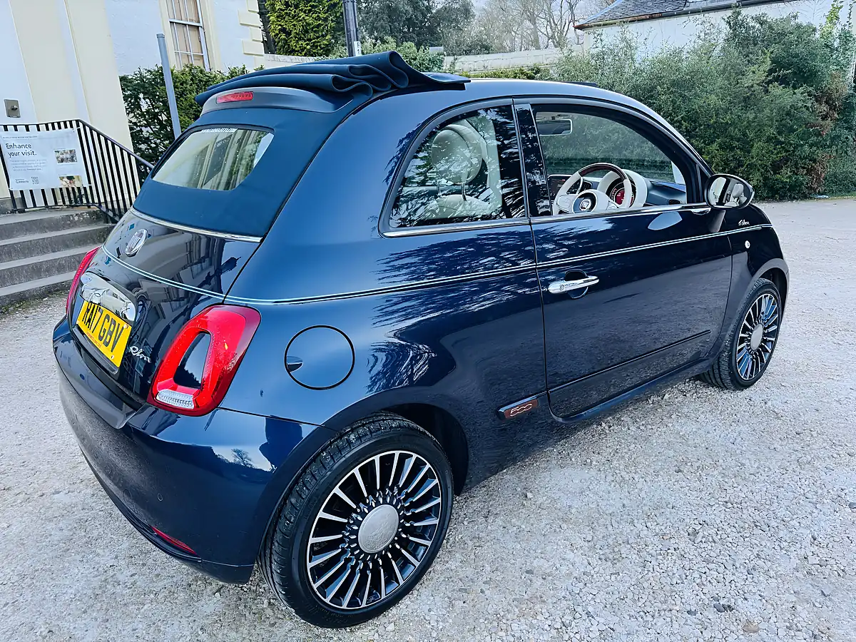 Used 2017 Fiat 500C Riva Blue - Interior and Exterior details 2