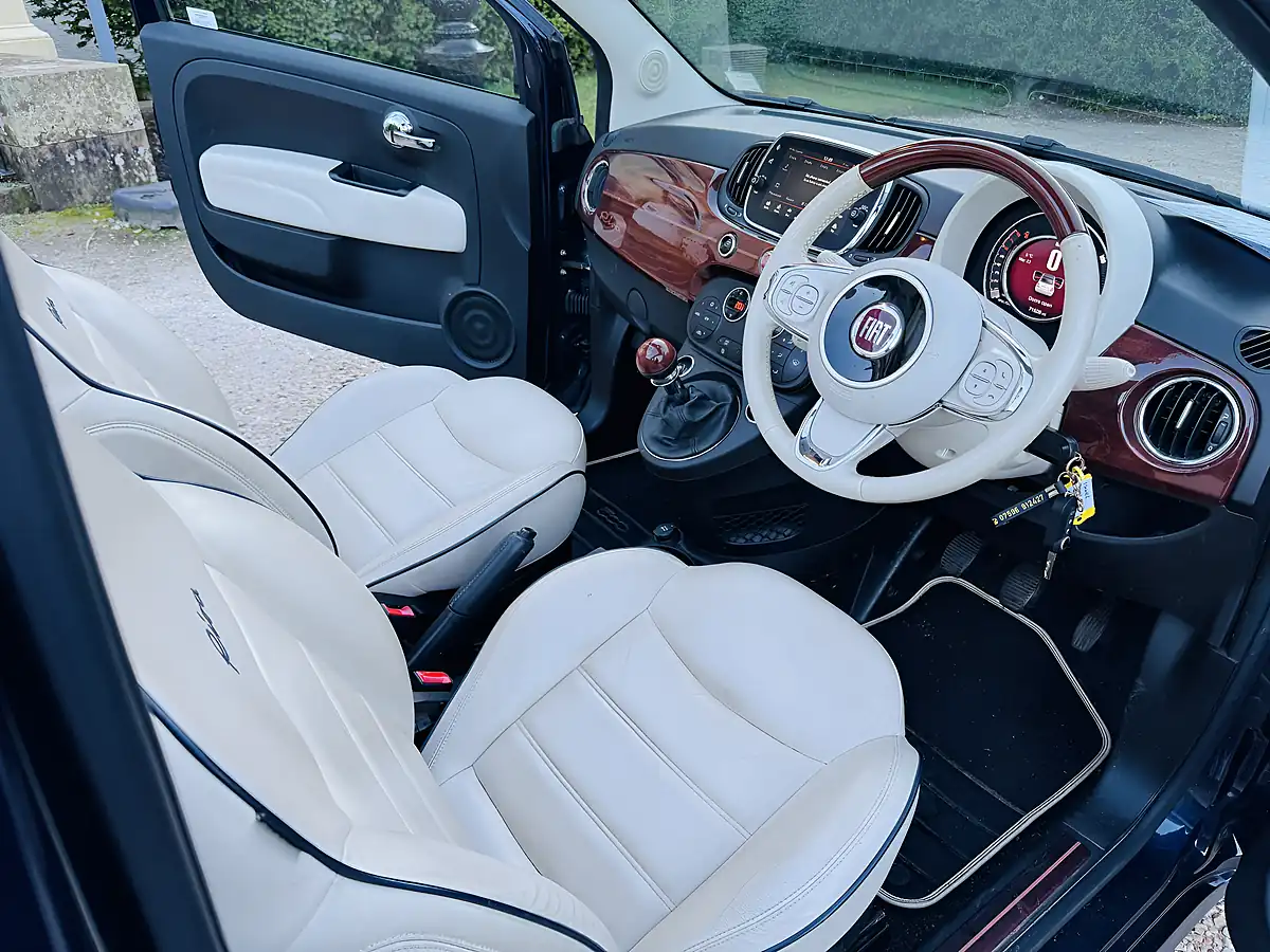 Used 2017 Fiat 500C Riva Blue - Interior and Exterior details 6