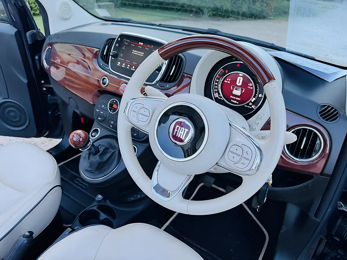 Used 2017 Fiat 500C Riva Blue - Interior and Exterior details 8