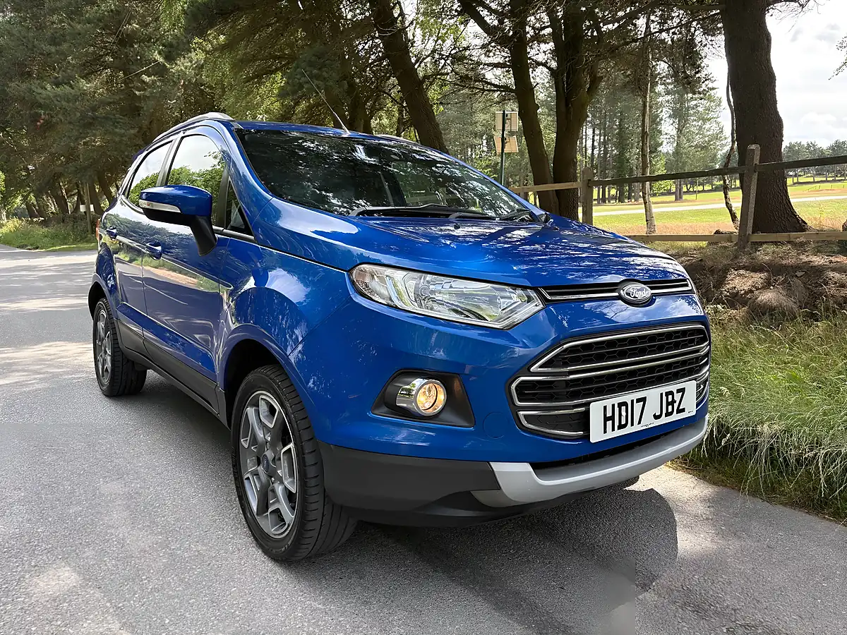 Used 2017 Ford Ecosport Titanium Blue - Front View