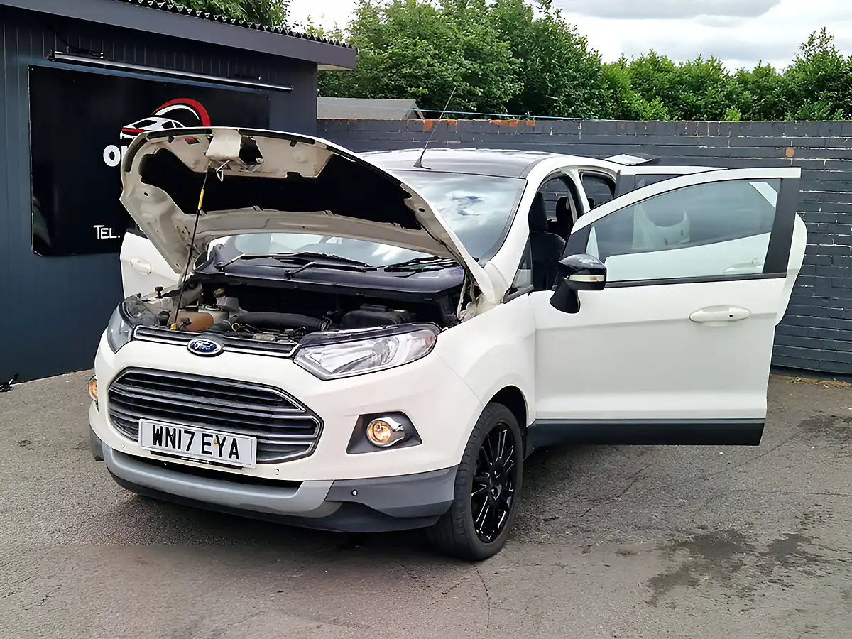 Used 2017 Ford Ecosport Titanium S White - Interior and Exterior details 10
