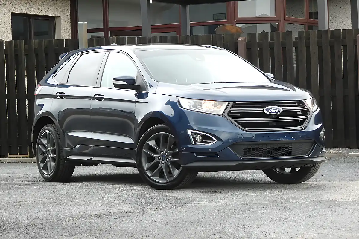 Used 2017 Ford Edge Sport Blue - Front View