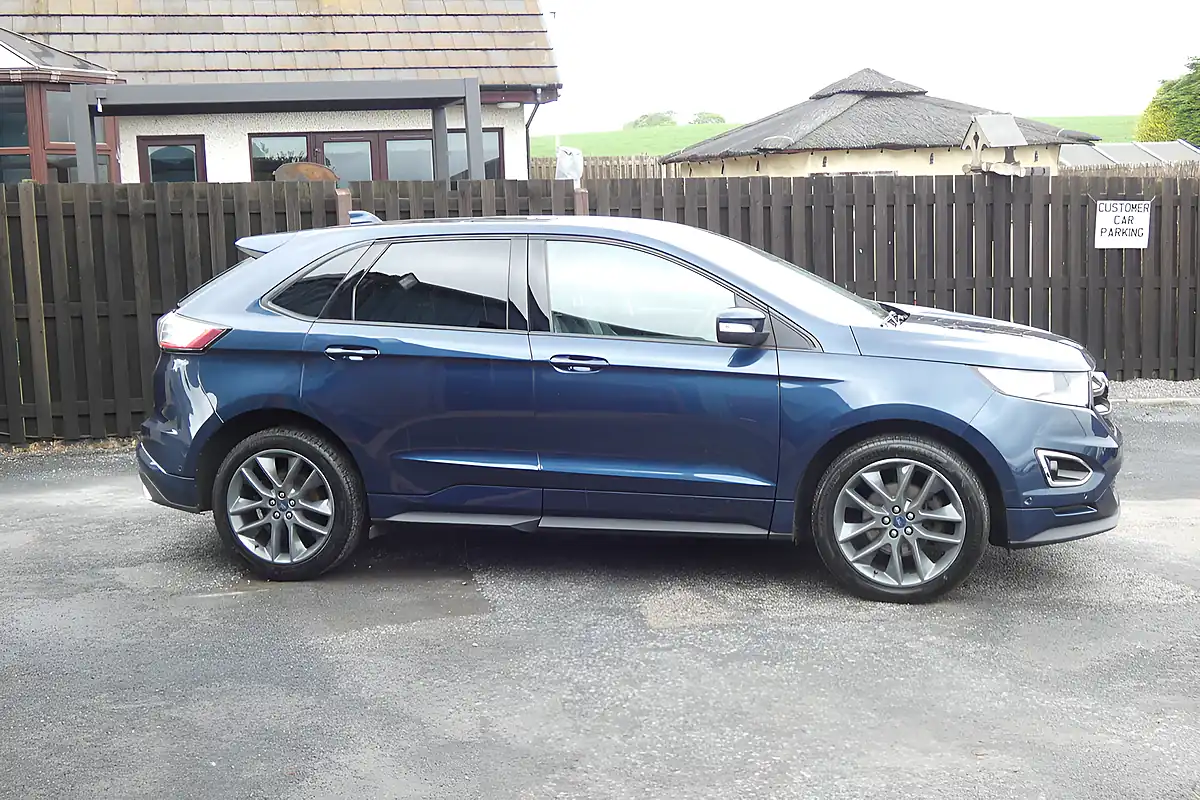 Used 2017 Ford Edge Sport Blue - Interior and Exterior details 2