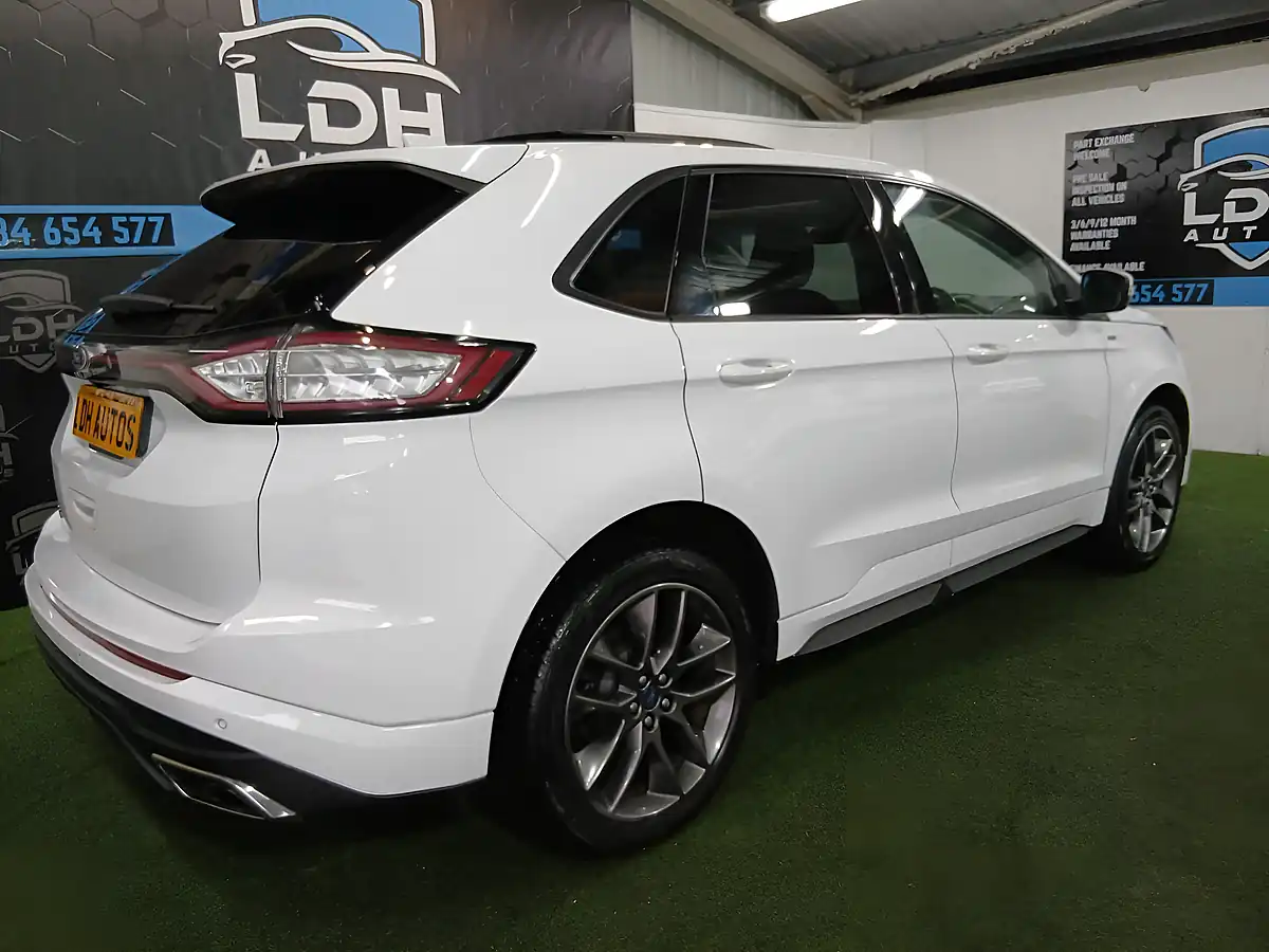 Used 2017 Ford Edge Sport White - Interior and Exterior details 3
