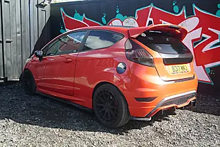Used 2017 Ford Fiesta ST-3 Orange - Interior and Exterior details 10