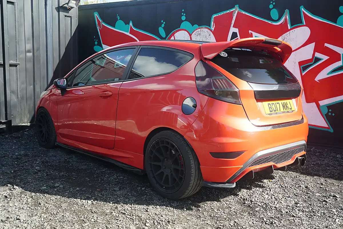 Used 2017 Ford Fiesta ST-3 Orange - Interior and Exterior details 10