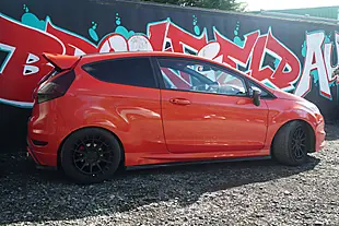 Used 2017 Ford Fiesta ST-3 Orange - Interior and Exterior details 12