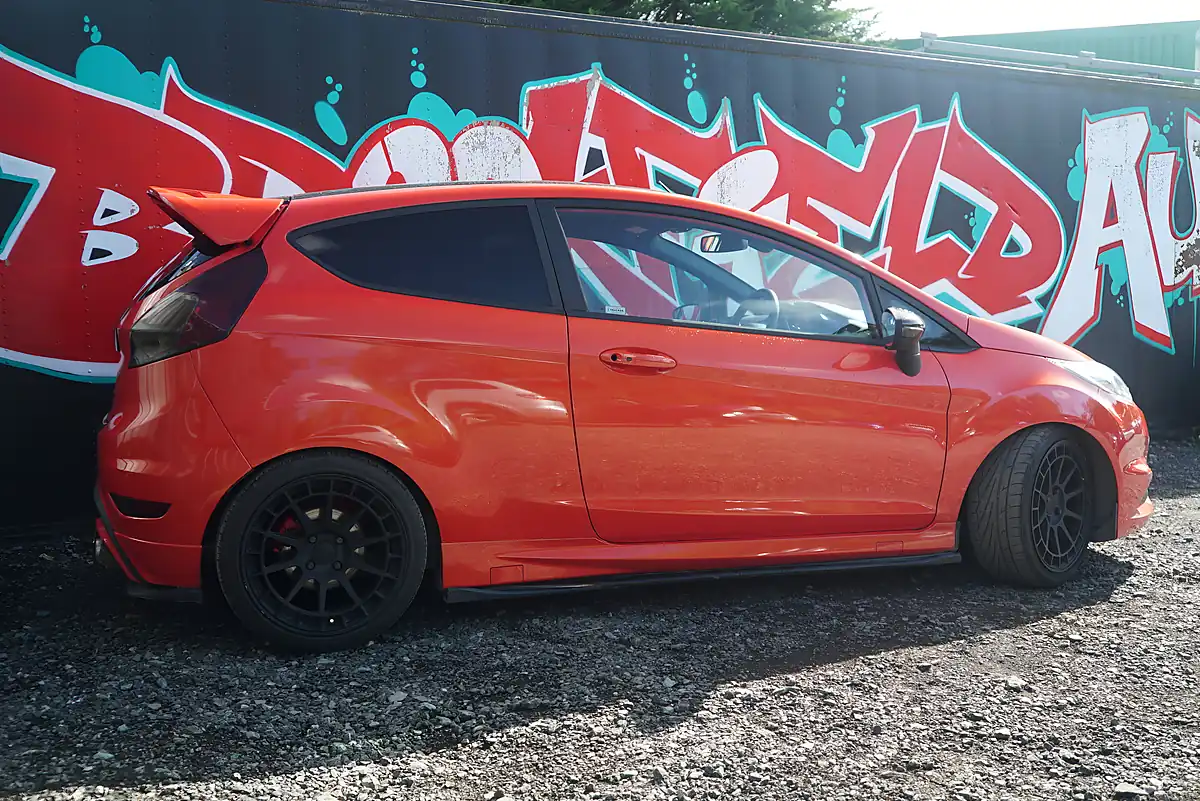 Used 2017 Ford Fiesta ST-3 Orange - Interior and Exterior details 12