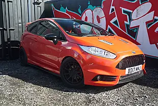 Used 2017 Ford Fiesta ST-3 Orange - Interior and Exterior details 13