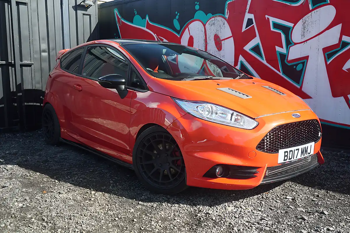 Used 2017 Ford Fiesta ST-3 Orange - Interior and Exterior details 13