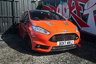 Used 2017 Ford Fiesta ST-3 Orange - Interior and Exterior details 2