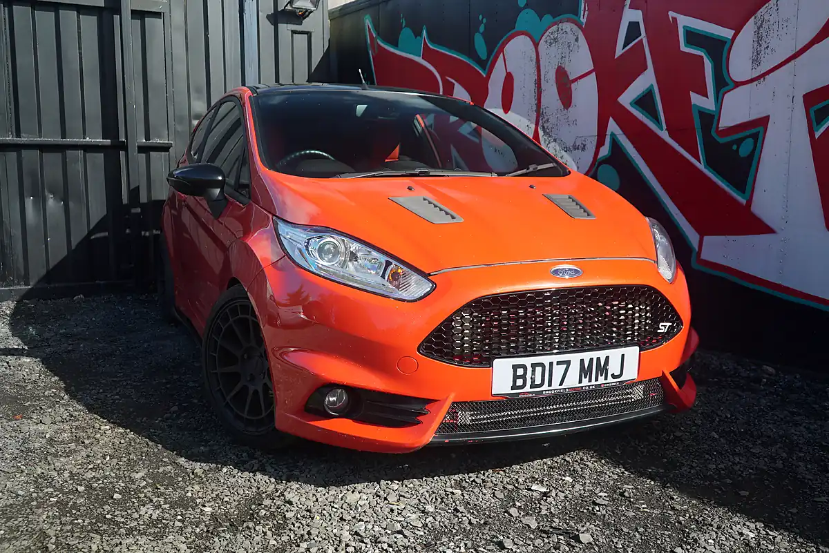 Used 2017 Ford Fiesta ST-3 Orange - Interior and Exterior details 2