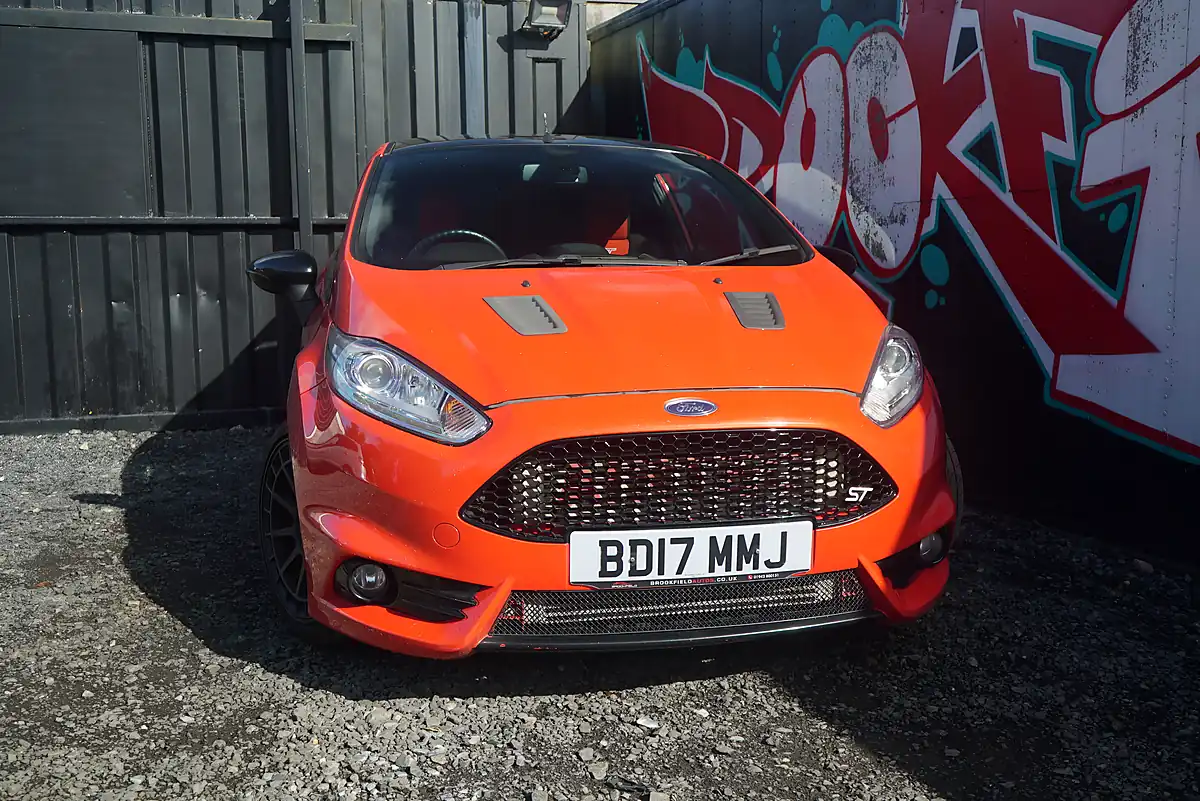 Used 2017 Ford Fiesta ST-3 Orange - Interior and Exterior details 3