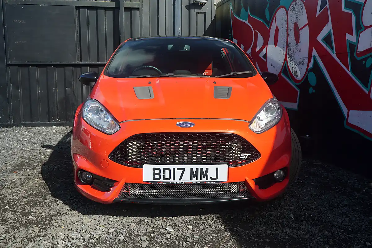 Used 2017 Ford Fiesta ST-3 Orange - Interior and Exterior details 4