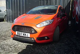 Used 2017 Ford Fiesta ST-3 Orange - Interior and Exterior details 7
