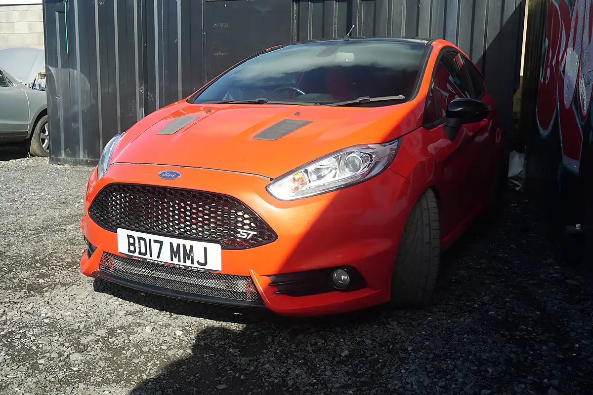 Used 2017 Ford Fiesta ST-3 Orange - Interior and Exterior details 7