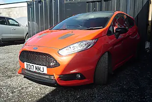 Used 2017 Ford Fiesta ST-3 Orange - Interior and Exterior details 8