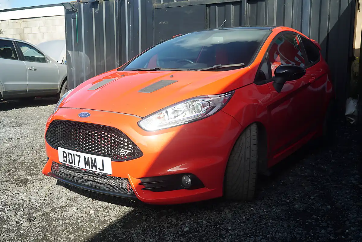 Used 2017 Ford Fiesta ST-3 Orange - Interior and Exterior details 8