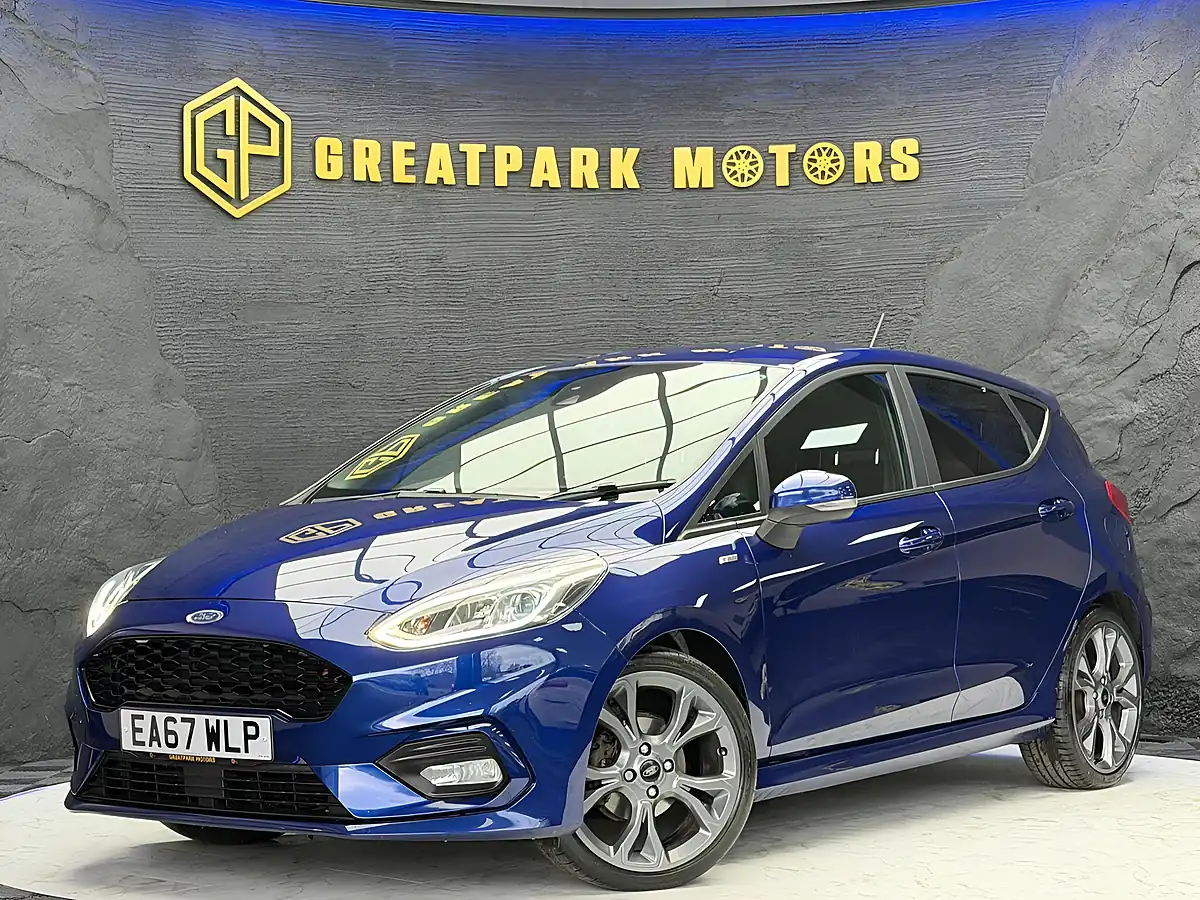 Used 2017 Ford Fiesta ST-Line Blue - Front View