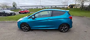 Used 2017 Ford Fiesta ST-Line Blue - Interior and Exterior details 2