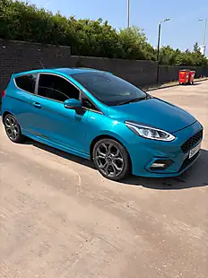 Used 2017 Ford Fiesta ST-Line Blue - Interior and Exterior details 7