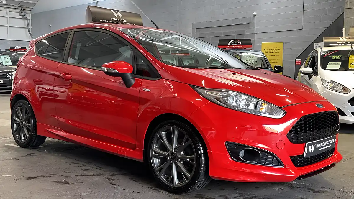 Used 2017 Ford Fiesta ST-Line Red Red - Interior and Exterior details 4