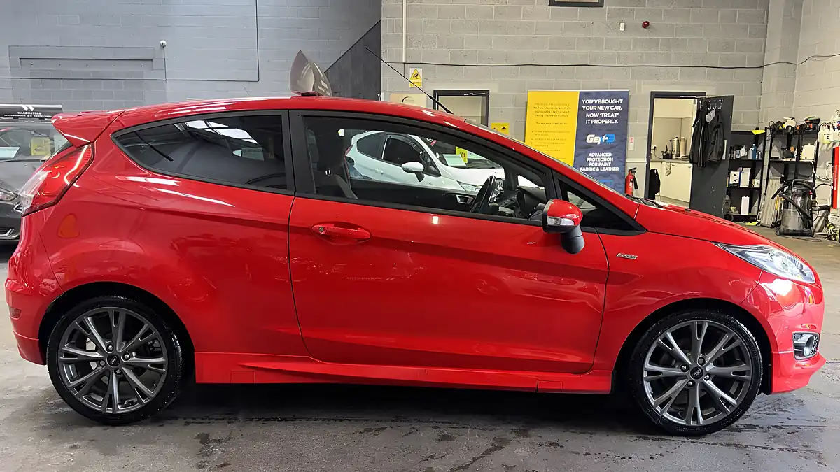 Used 2017 Ford Fiesta ST-Line Red Red - Interior and Exterior details 8