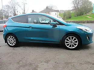 Used 2017 Ford Fiesta Titanium Blue - Interior and Exterior details 4
