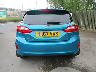 Used 2017 Ford Fiesta Titanium Blue - Interior and Exterior details 6