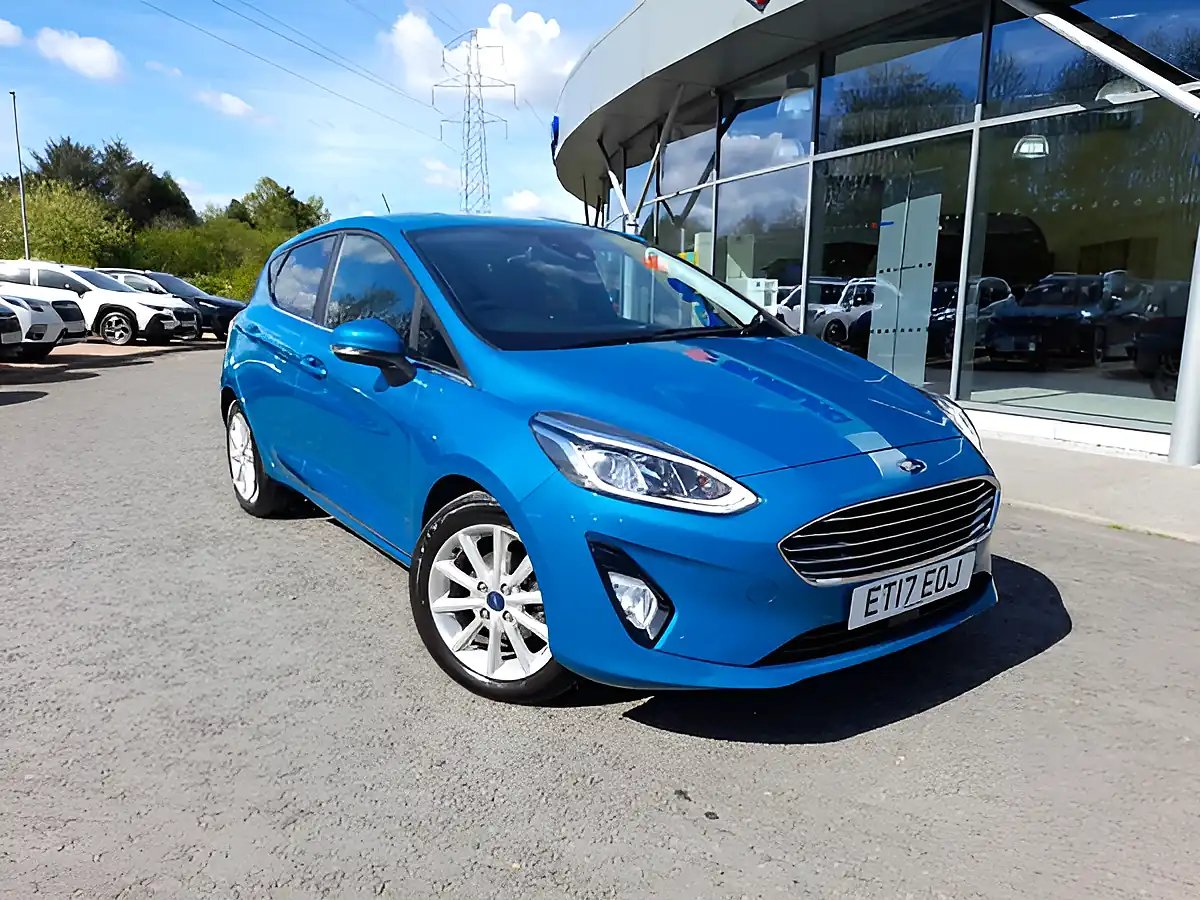Used 2017 Ford Fiesta Titanium Blue - Front View