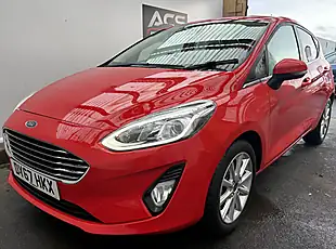 Used 2017 Ford Fiesta Titanium Red - Interior and Exterior details 2