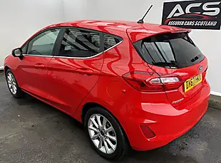 Used 2017 Ford Fiesta Titanium Red - Interior and Exterior details 4