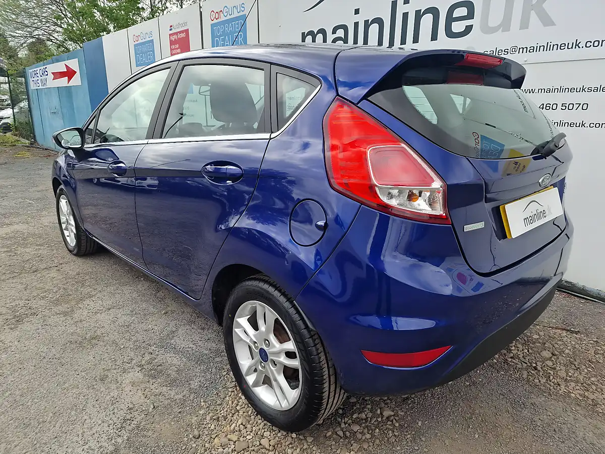 Used 2017 Ford Fiesta Zetec Blue - Interior and Exterior details 5