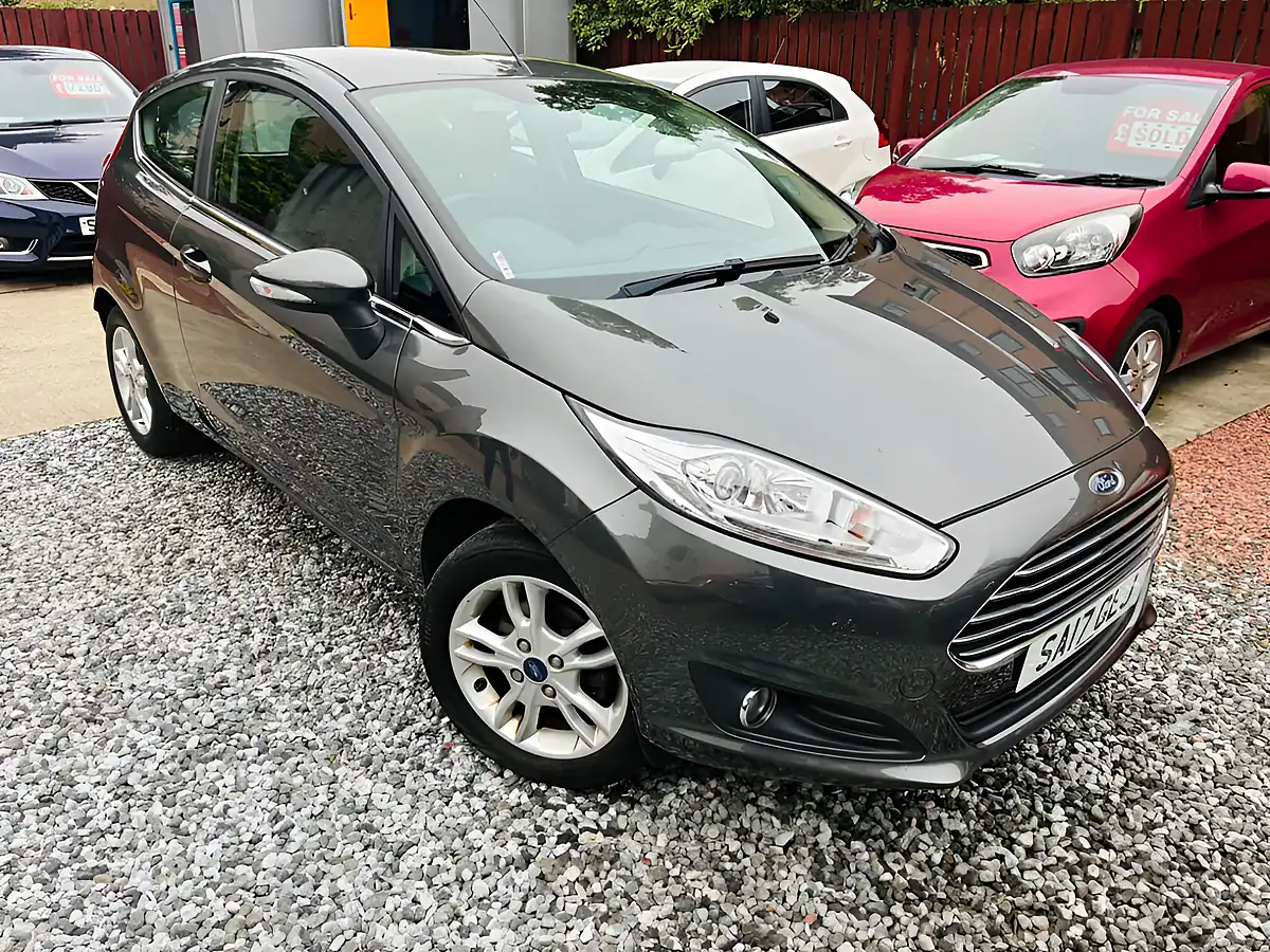 Used 2017 Ford Fiesta Zetec Grey - Front View