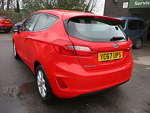 Used 2017 Ford Fiesta Zetec Red - Interior and Exterior details 7
