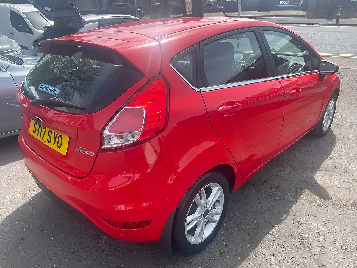 Used 2017 Ford Fiesta Zetec Red - Interior and Exterior details 4