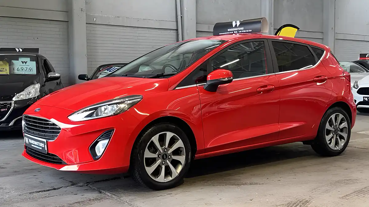 Used 2017 Ford Fiesta Zetec Red Red - Front View