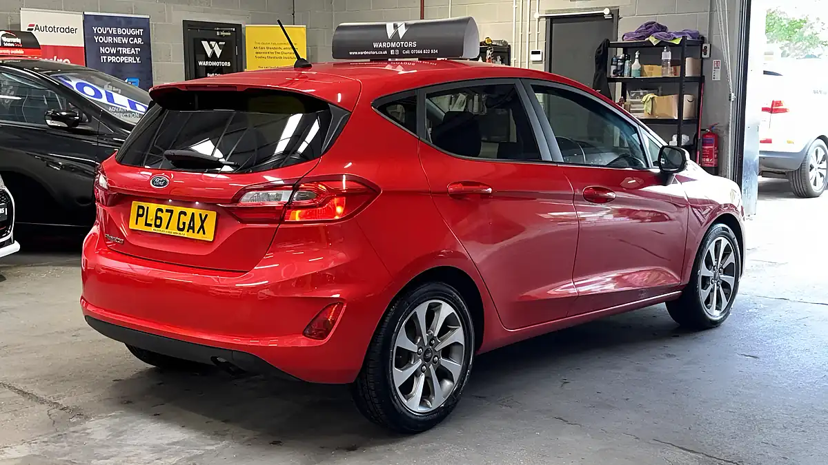 Used 2017 Ford Fiesta Zetec Red Red - Interior and Exterior details 5