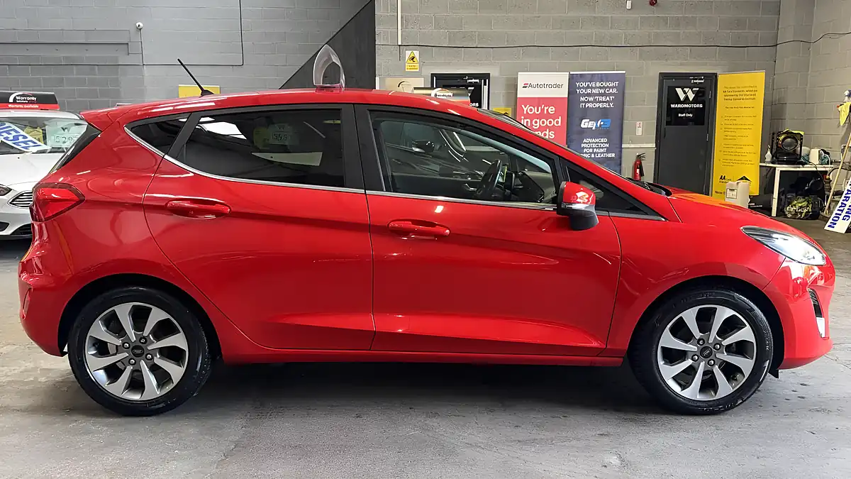 Used 2017 Ford Fiesta Zetec Red Red - Interior and Exterior details 8