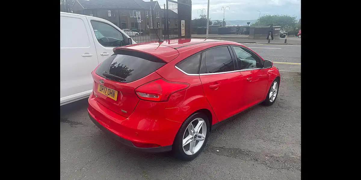 Used 2017 Ford Focus Titanium Red - Interior and Exterior details 4