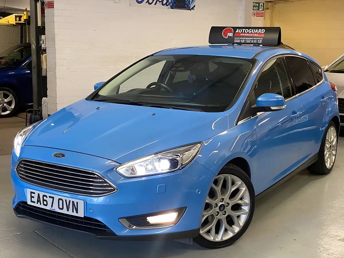 Used 2017 Ford Focus Titanium X Blue - Front View