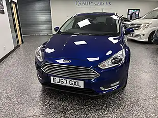 Used 2017 Ford Focus Titanium X Deep Impact Blue - Interior and Exterior details 11