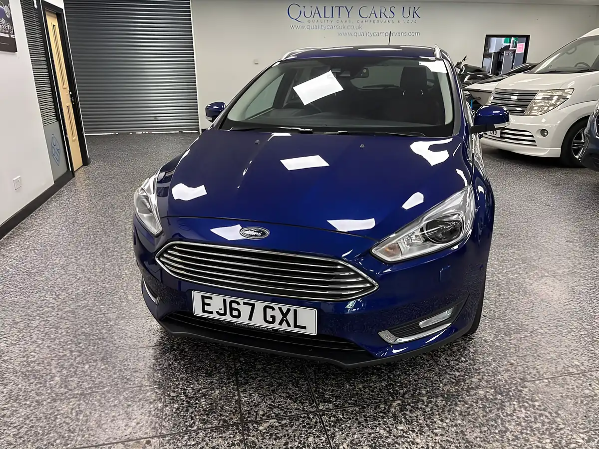 Used 2017 Ford Focus Titanium X Deep Impact Blue - Interior and Exterior details 11