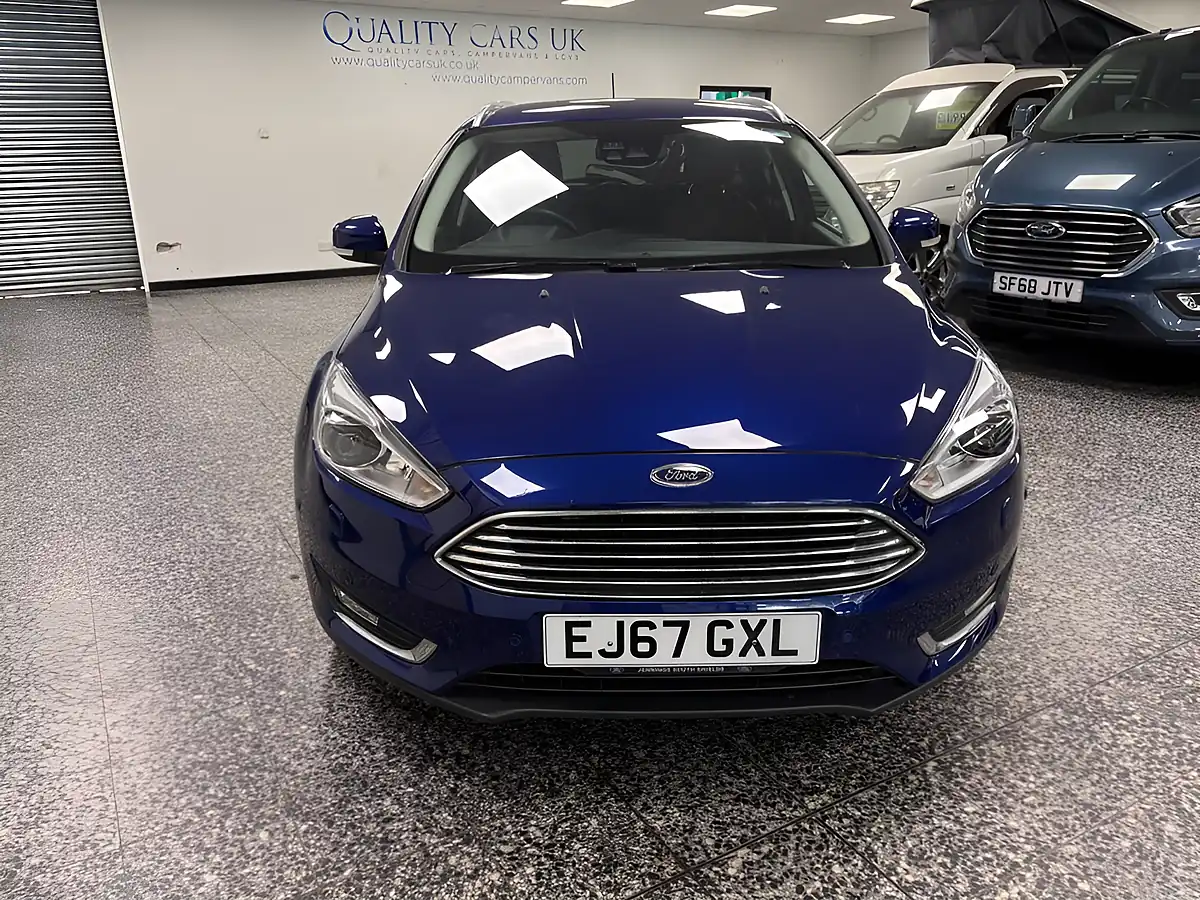 Used 2017 Ford Focus Titanium X Deep Impact Blue - Interior and Exterior details 12